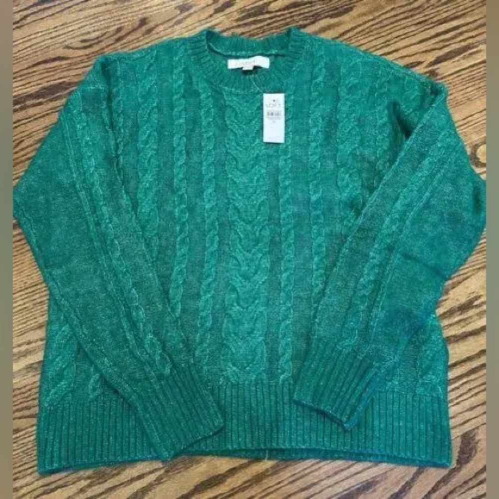 Loft women’s sweater (Green), Size Smalll